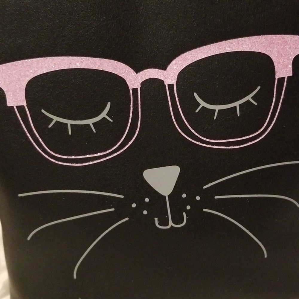 TEESHIRT&JEANS 🌞Cat with Pink Sparkly Glasses Backpack - Picture 7 of 16